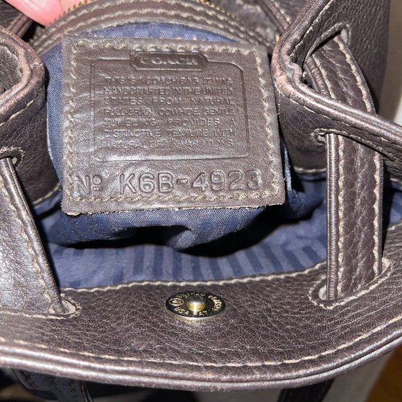 Vintage Coach Pebbled Leather Sonoma Bucket Bag - Picture 4 of 8